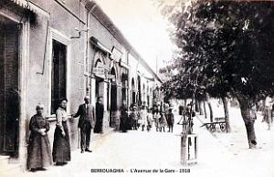 2490- Berrouaghia - Avenue de la Gare - 1918